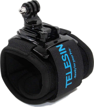 Rrip kyçi për kamera sportive Telesin GP-WFS-220, montim rrotullues 360°, i zi