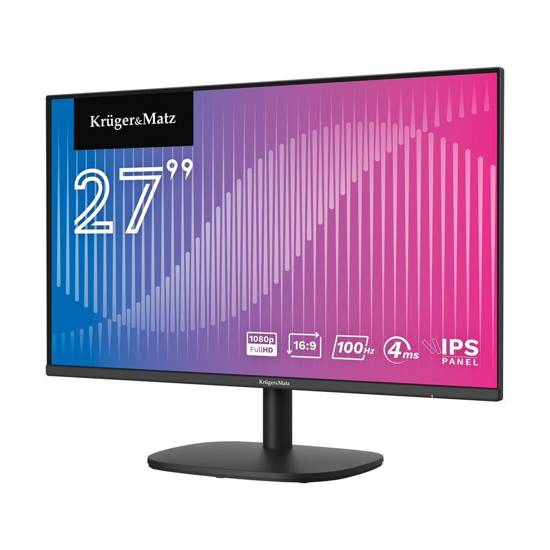 Monitor Kruger& Matz KM0199-M27, 27", 1920 x 1200, WUXGA, 100 Hz, i zi
