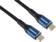 Kабел USB C PremiumCord, USB 3.2 Gen 2x2, 100W 5A, 1.5m, текстилен обвив