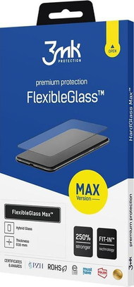 Xham mbrojtës 3MK FlexibleGlass Max për Apple iPhone 14 Pro, 0.2mm, fortësi 7H, transparent