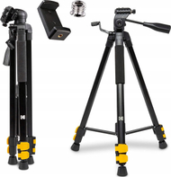 Tripod për kamera Kodak PhotoGear 62", alumin, lartësi deri 157 cm, i zi