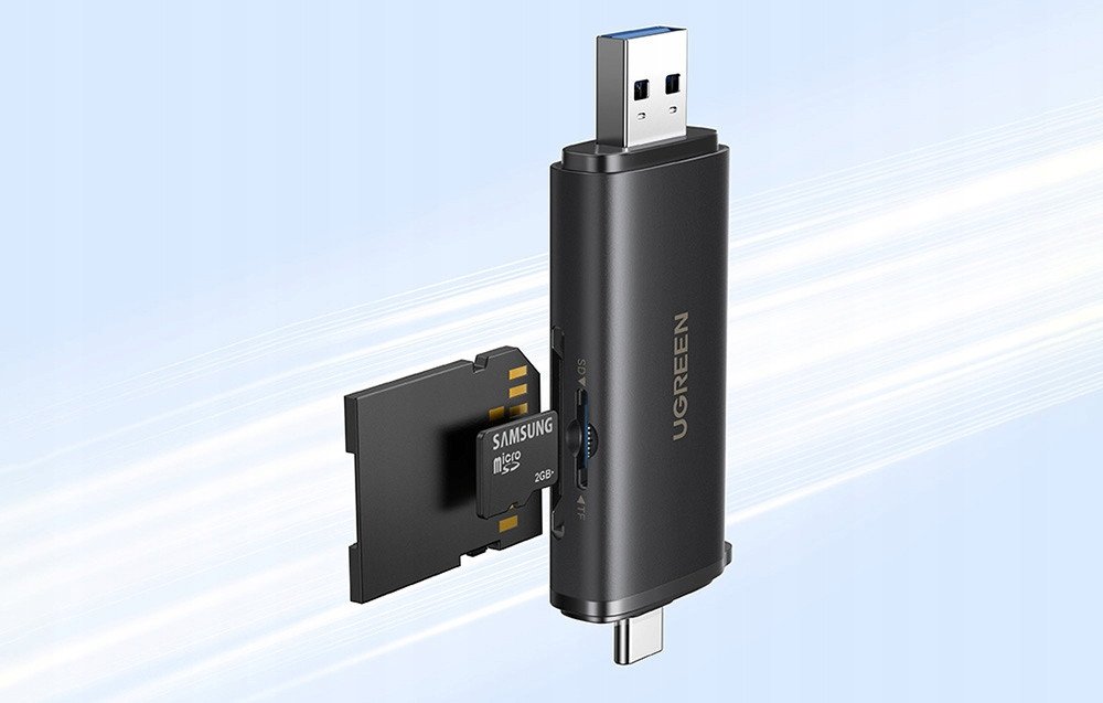Lexues kartelash UGREEN USB C SD 4.0, 312 MB/s, UHS II, gri