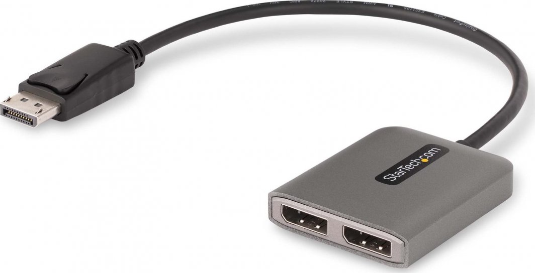 Adapter video StarTech 2 porta DisplayPort MST, Dual 4K 60Hz, kabllo 30cm, i zi