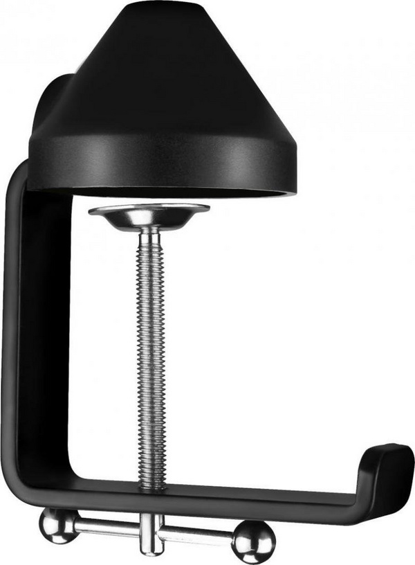 Kapëse tavoline për mikrofon Mozos CLAMPMIC, universale, deri 7 cm, e zezë