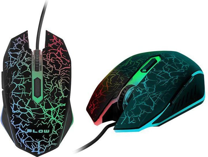 Maus Gaming Blow Adrenaline Hurricane 84-051, me kabllo, ergonomik, i zi