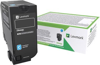 Toner Lexmark 84C2HCE, cian