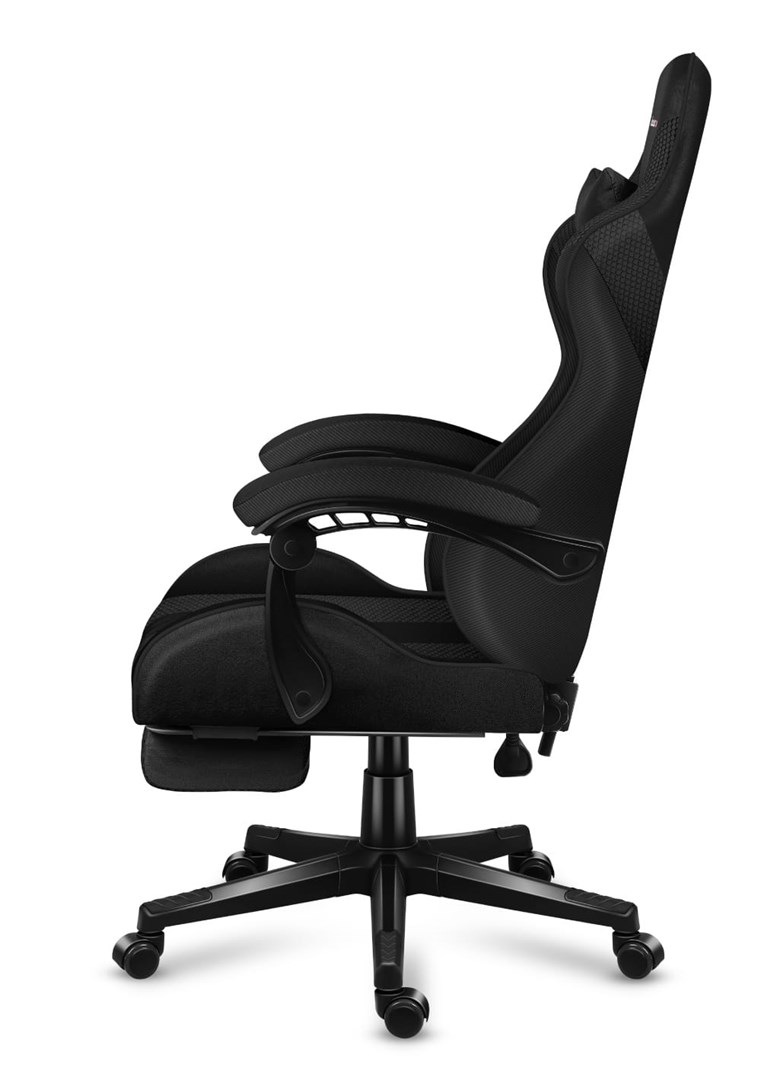 Karrige lojërash Huzaro Force 4.7 Carbon Mesh, e zezë 