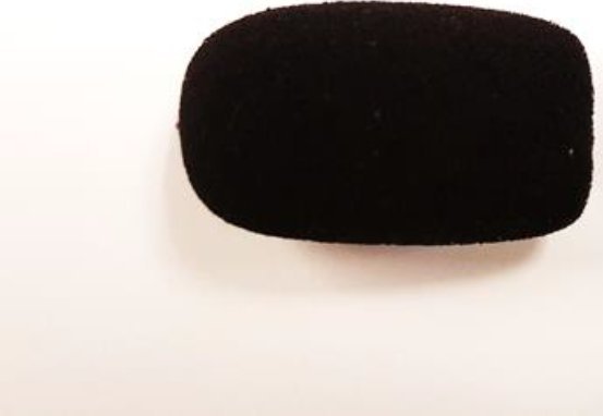 Mbulesë mikrofoni për kufje Zebra KT HSX100 MWS1, komplet 50 copë, e zezë