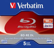 Disk Verbatim BD-RE 50GB, 5 copë