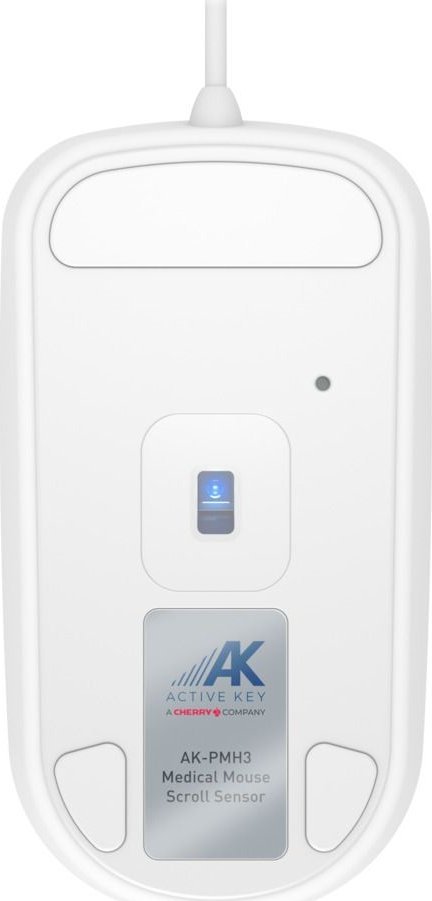 Mouse mjekësor Cherry AK-PMH3, me kabllo, IP68, i bardhë