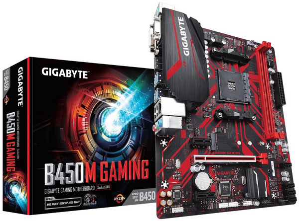 Pllakë amë Gigabyte B450M Gaming AMD B450 Socket AM4 micro ATX