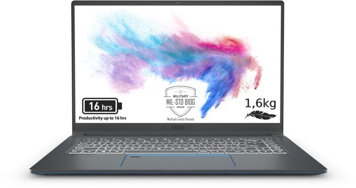 Laptop MSI Prestige 15 A11UC-067CZ, 14'', Intel Core i7, 32GB RAM, 1 TB SSD, NVIDIA GeForce RTX 3050, i hirtë