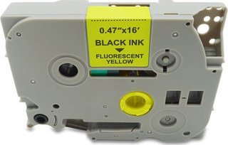 Kasetë shiriti etiketimi MediaRange MRBTZC31, 12mm, 8m, i zi