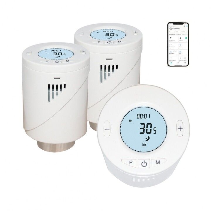 Kokë termostatike IMMAX NEO SMART 3x Zigbee 3.0