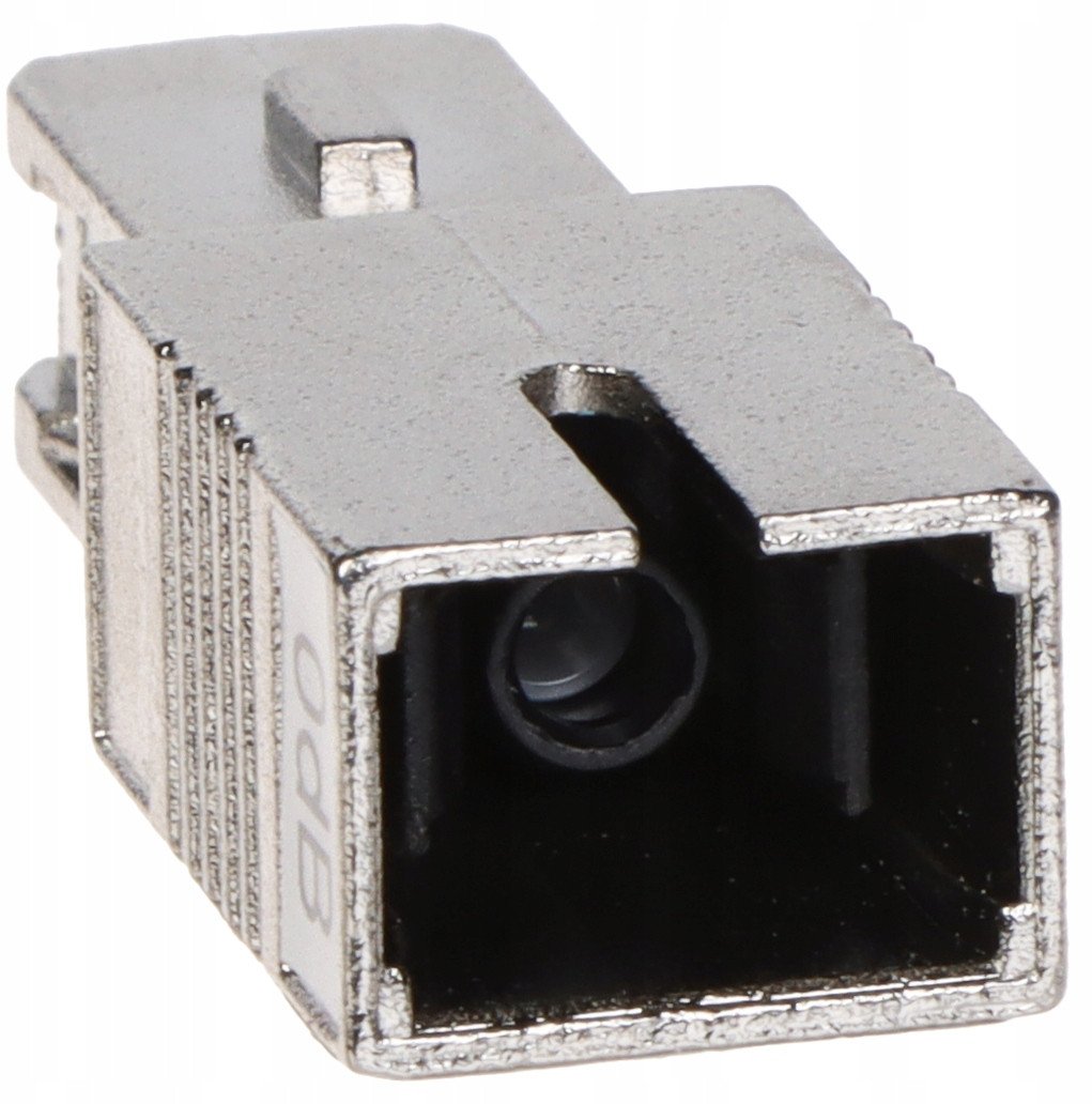 Adaptor fibër optike singlemode SC APC në SC, metalik, me ferrulë qeramike