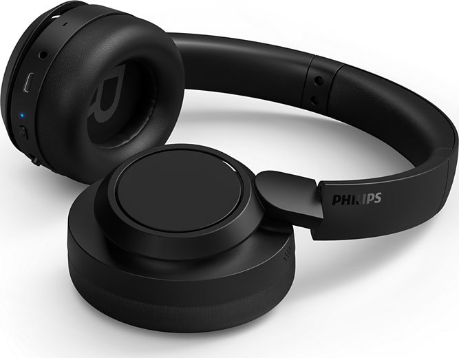 Слушалки Philips TAH6509 6000 Series, безжични Bluetooth, со поништување на шум, црни