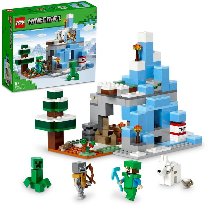 Set LEGO® Minecraft 21243 Ice Mountains, 304 pjesë