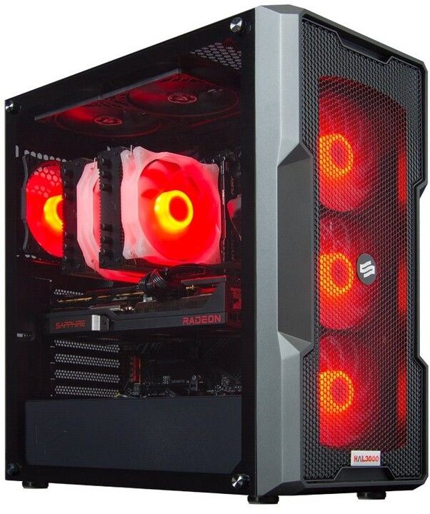 Kompjuter HAL3000 Alfa Gamer Elite 6700 XT, AMD Ryzen 7, 16GB DDR4, 1TB SSD, Sapphire Radeon PULSE RX 6700 XT, i zi 