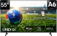 Телевизор Hisense 55A6N, 55\", 4K Ultra HD, Smart TV, црн