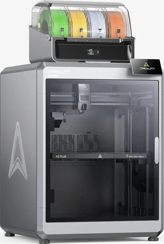 Printer 3D Creality K2 Plus, multi color, combo me CFS kit