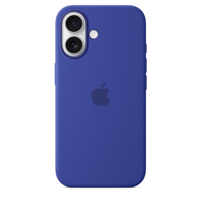 Apple iPhone 16 Silicone Case with MagSafe, Ultramarine (Seasonal)