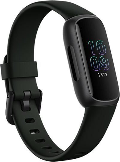 Byzylyk inteligjent Fitbit Inspire 3, monitorim puls dhe gjumë, i zi
