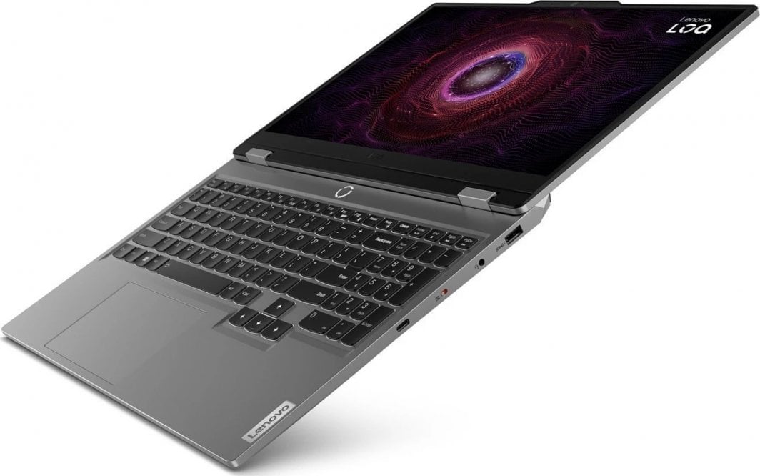 Laptop Lenovo LOQ 15ARP9, 15.6", AMD Ryzen 5 7235HS, 32GB RAM, 512GB SSD, RTX 3050, i hirtë