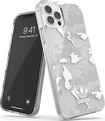 Mbrojtëse Adidas OR SnapCase Camo për iPhone 12/12 Pro, e bardhë
