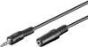 Goobay Аудио Продолжителен Кабел, Стерео, 3.5 mm Џек Штекер до Утичница, 2 m
