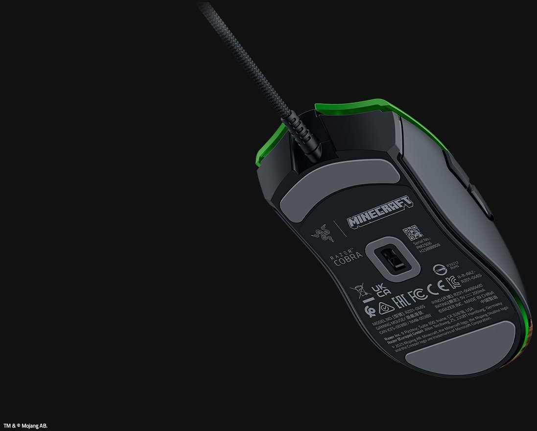 Maus gaming Razer Cobra, 8500 DPI, me kabllo, i zi