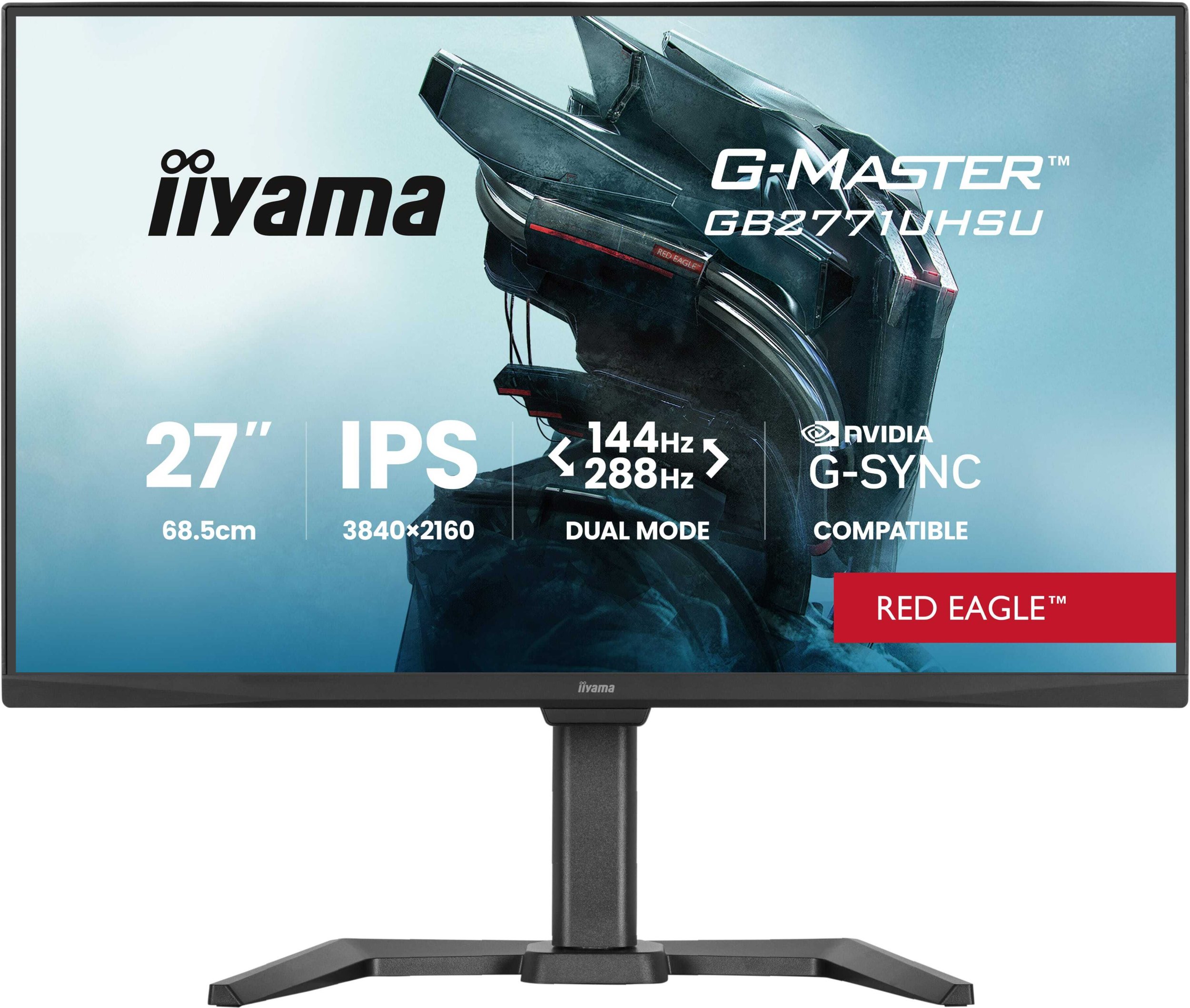 Monitor iiyama G-MASTER GB2771UHSU-B1 Red Eagle, 27", 4K, IPS, i zi