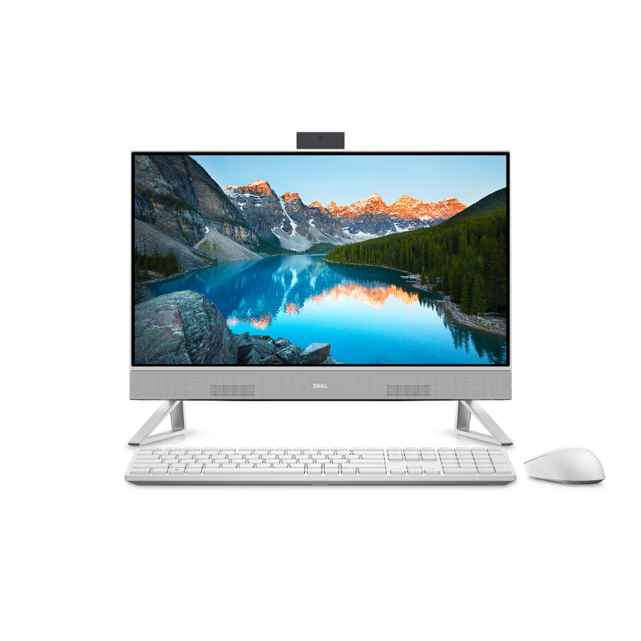 All-in-One Dell Inspiron 24, 23.8" FHD Touch, Core i7‑150U, 16 GB RAM, 1 TB SSD, i bardhë