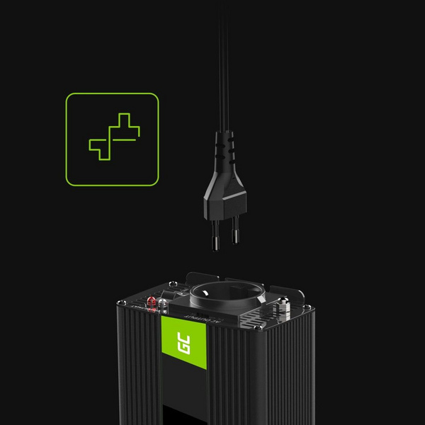 [OUTLET] Konvertues i tensionit të makinës Green Cell 24V në 230V 150W/300W