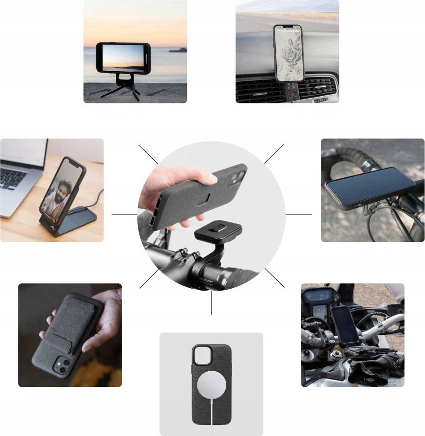 Kuti telefoni Peak Design Everyday Case për Pixel 6, SlimLink MagSafe, ngjyrë charcoal