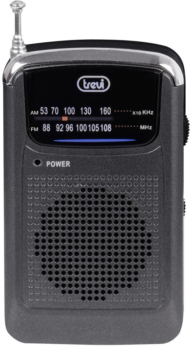 Radio portative Trevi RA 710, kompakte, e zezë