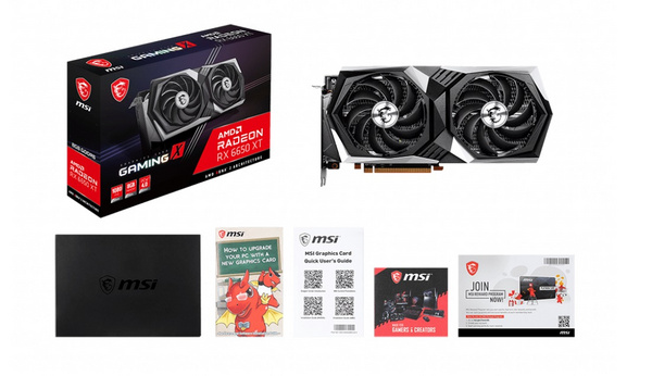 Kartelë grafike MSI AMD Radeon RX 6650 XT GAMING X, 8G GDDR6