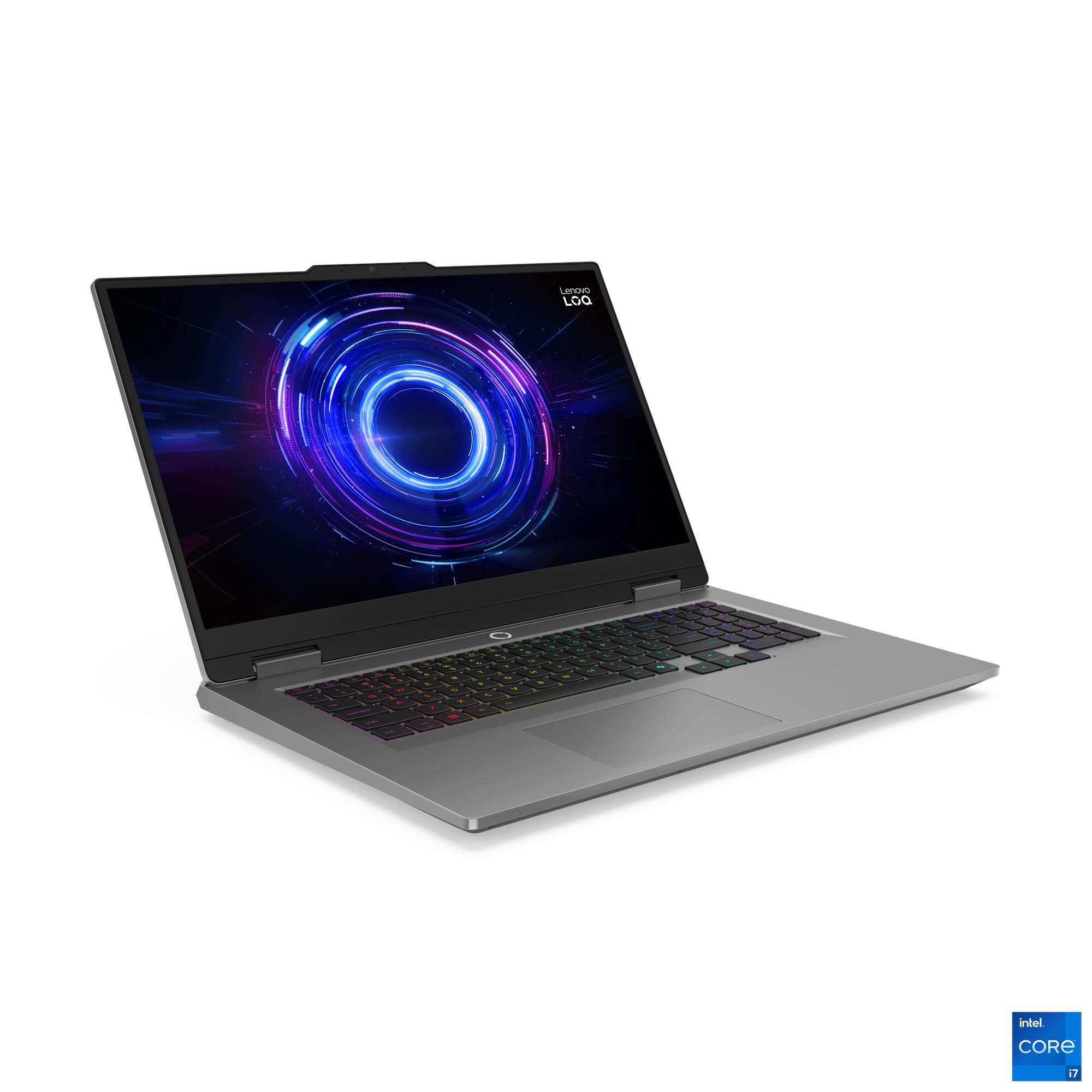 Лаптоп Lenovo LOQ 17IRX10, 17,3", Intel Core i7-14700HX, 32GB RAM, 1TB SSD, NVIDIA GeForce RTX 5070, сив