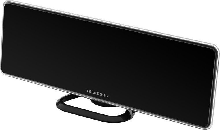 Antena e brendshme RTV GoGEN DA829, DVB T2, përforcues 28 dB, e zezë