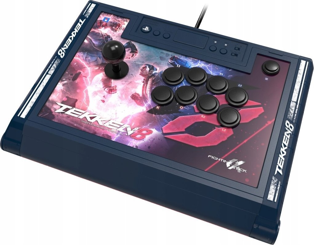 Gamepad arcade Hori Fighting Stick Alpha Tekken 8, PS5, i zi