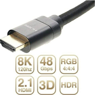 Kabllo HDMI - HDMI 2.1, 3 m, 8K, 120 Hz, e zezë Kabllo HDMI - HDMI 2.1, 3 m, 8K, 120 Hz, e zezë