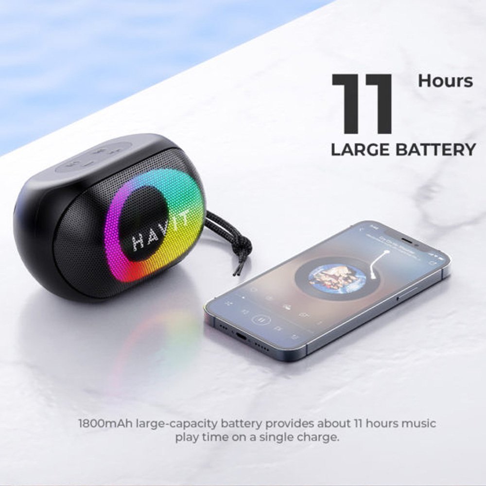 Altaparlant Bluetooth Havit SK885BT, portativ, RGB, i zi