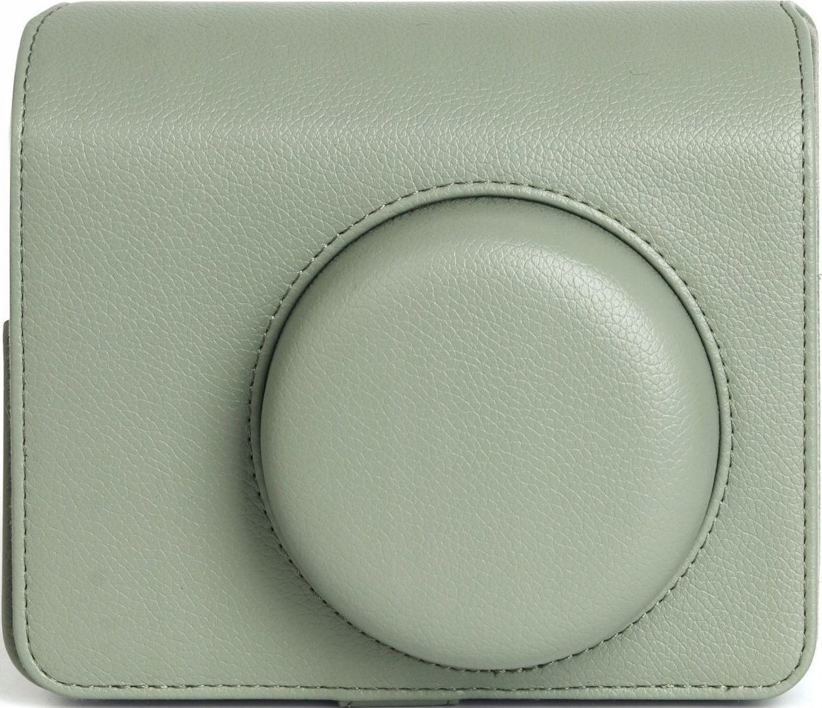 Заштитна торбичка Loveinstant за Fujifilm Instax Wide 400, еко кожа, зелена