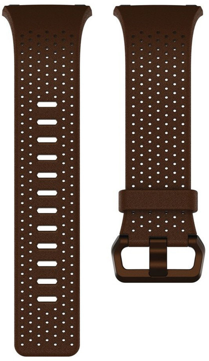 Rrip lëkure Fibit Cognac për Fitbit Ionic, S, i kaftë