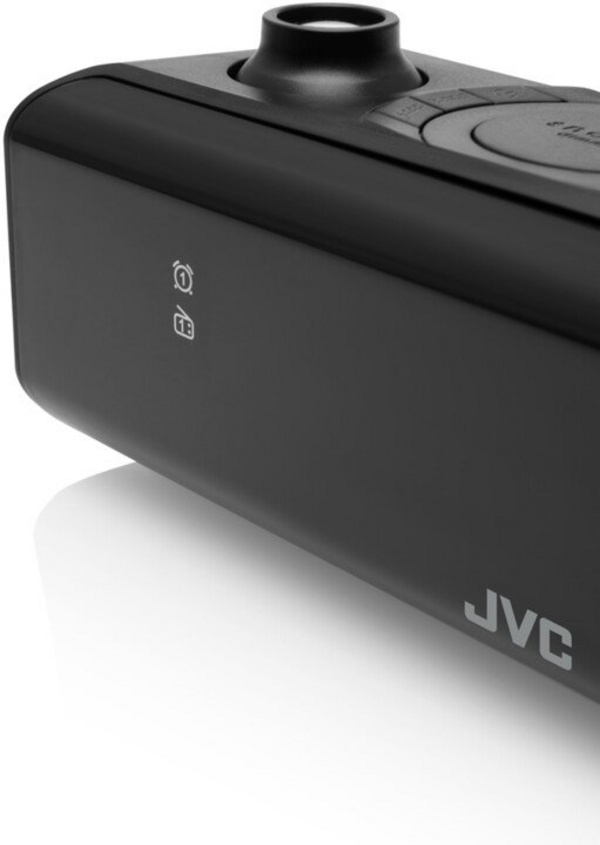 Radio JVC RA-E211B, e zezë