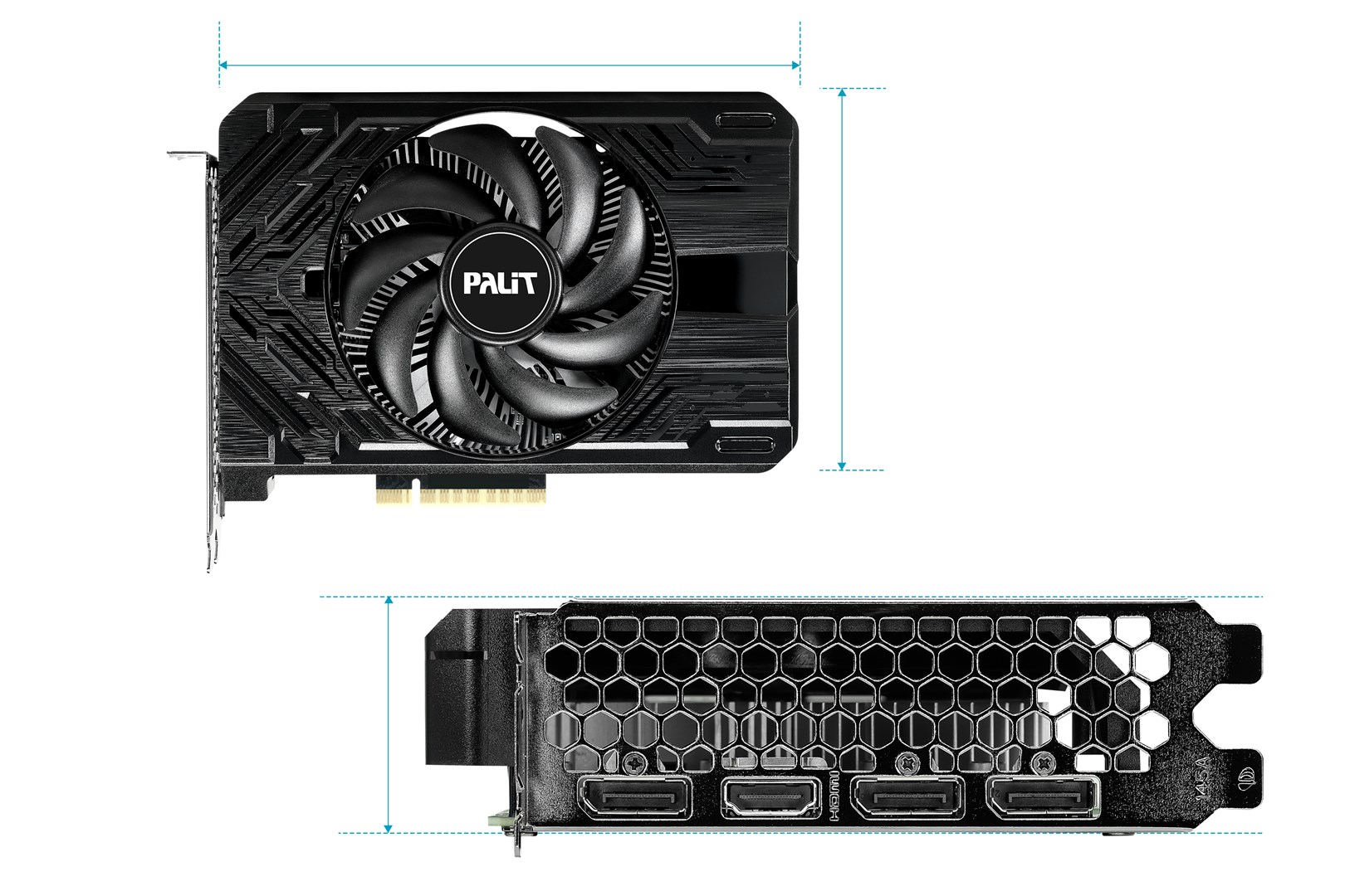 Kartë grafike PALiT NVIDIA GeForce RTX 4060, 8 GB GDDR6, NE64060019P1-1070F