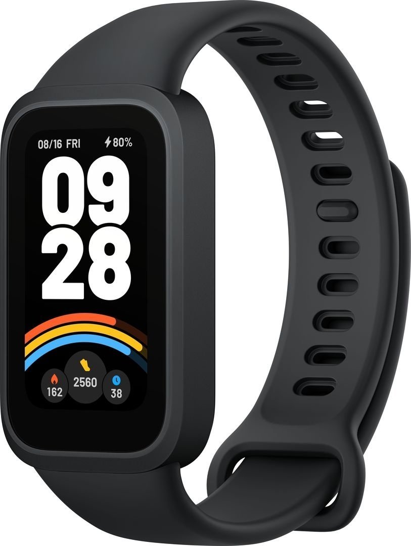 Паметна нараквица Xiaomi Smart Band 9 Active, смарт екран, фитнес мониторинг, црна