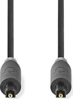 Kabllo optike audio Nedis TosLink TosLink, 2m, antracit