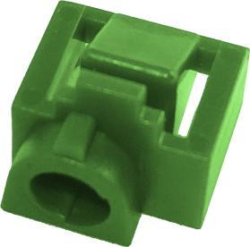 Bllokues porte RJ45 Alantec WT-BG-04, kundër lidhjeve të paautorizuara, i gjelbër