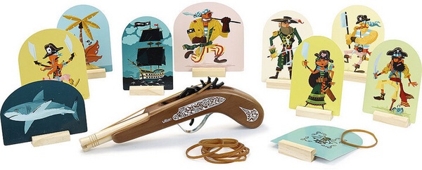 Vilac играчка Pirate пиштол, дрвен