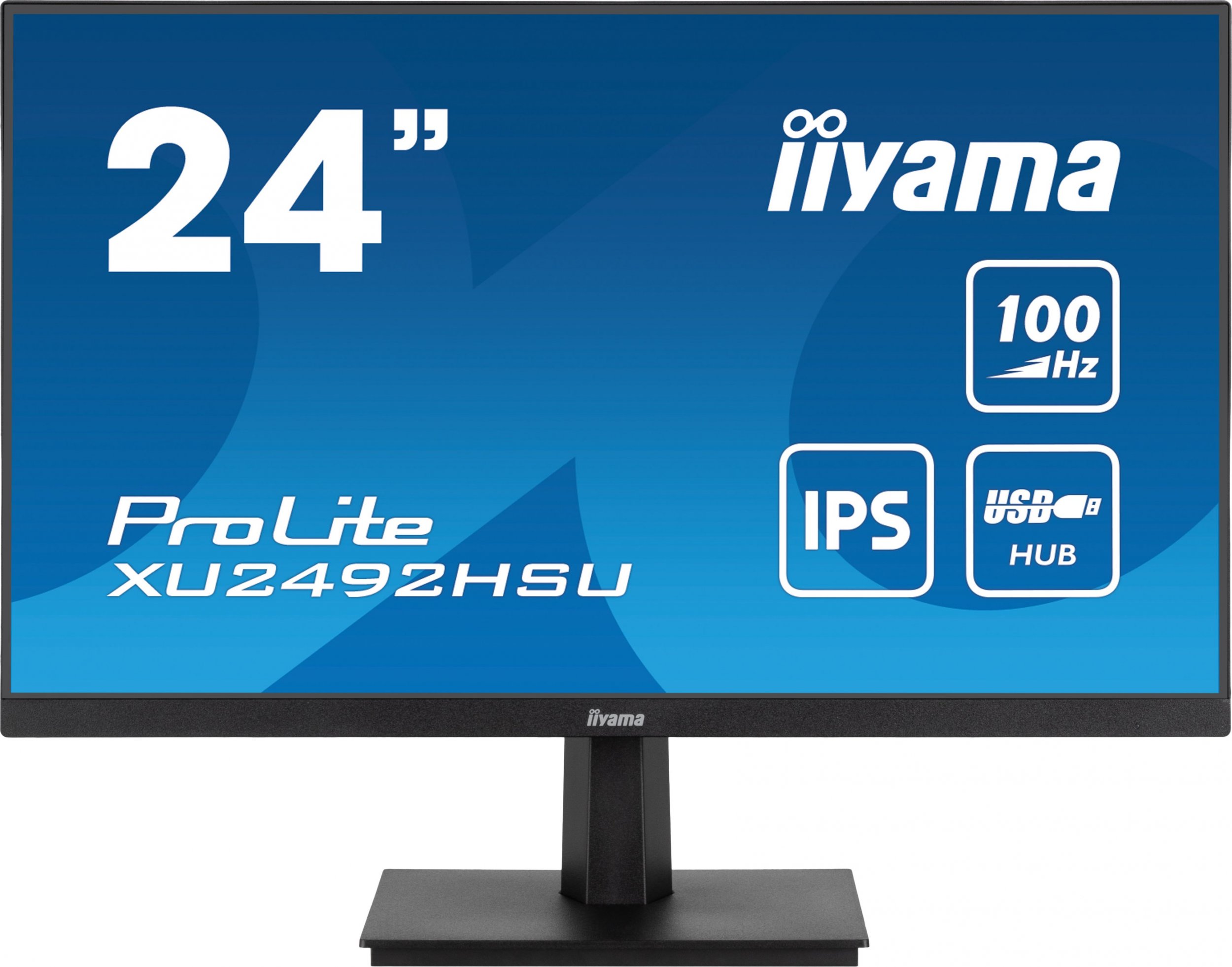 Монитор iiyama ProLite XU2492HSU-B6, 24", 100Hz, Full HD, црн
